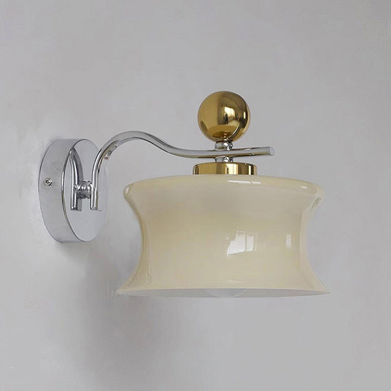 Anath Two-Tone Metal & Glass Wall Sconce