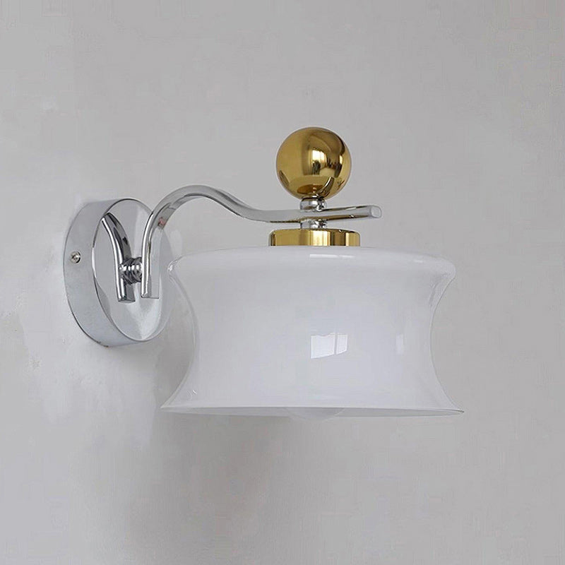 Anath Two-Tone Metal & Glass Wall Sconce