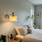 Anath Two-Tone Metal & Glass Wall Sconce