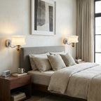 Anath Two-Tone Metal & Glass Wall Sconce