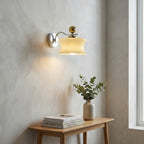 Anath Two-Tone Metal & Glass Wall Sconce