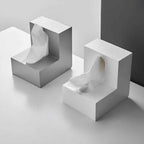 Brix Tissuehouder | Ruimtebesparend L-Design, Lichtgewicht Kunststof