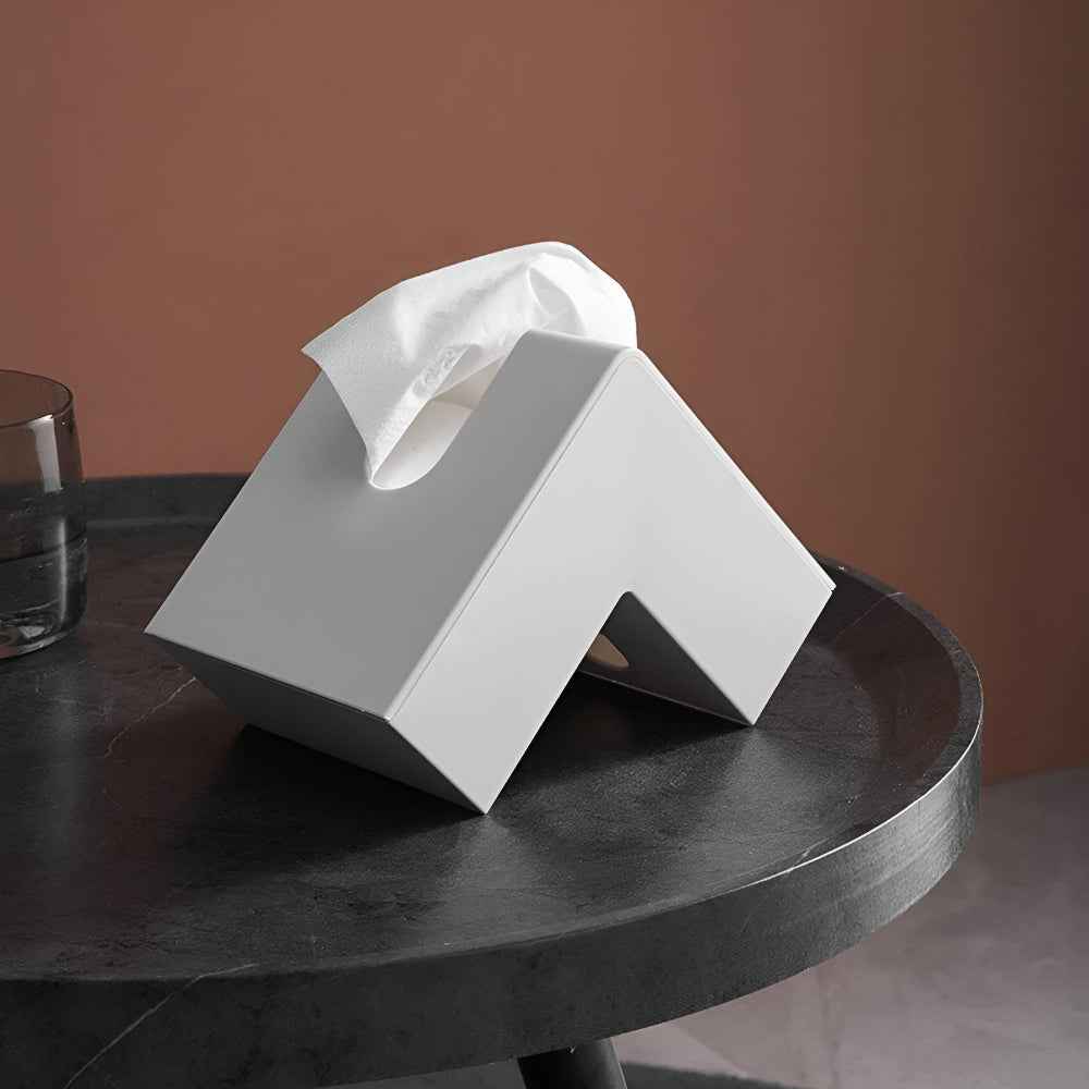 Brix Tissuehouder | Ruimtebesparend L-Design, Lichtgewicht Kunststof