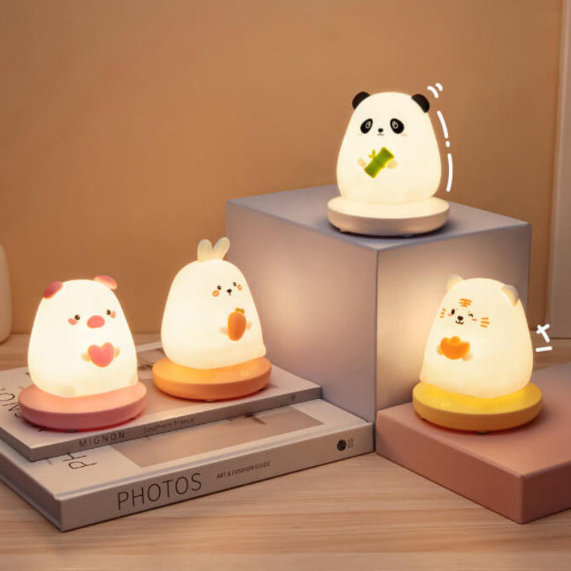 Animal LED Night Light Table Lamp with Integrated LED