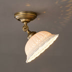 Anita Ceramic Semi-Flush Ceiling Light