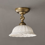 Anita Ceramic Semi-Flush Ceiling Light