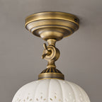 Anita Ceramic Semi-Flush Ceiling Light