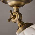 Anita Ceramic Semi-Flush Ceiling Light