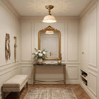 Anita Ceramic Semi-Flush Ceiling Light
