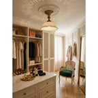Anita Ceramic Semi-Flush Ceiling Light
