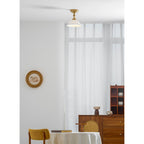 Anita Ceramic Semi-Flush Ceiling Light