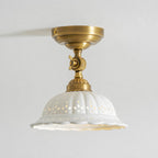 Anita Ceramic Semi-Flush Ceiling Light