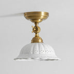 Anita Ceramic Semi-Flush Ceiling Light