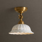 Anita Ceramic Semi-Flush Ceiling Light