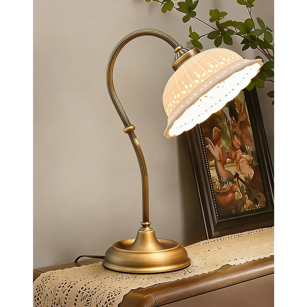 Anita Brass & Ceramic Table Lamp