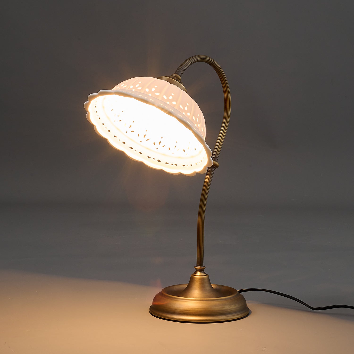 Anita Brass & Ceramic Table Lamp