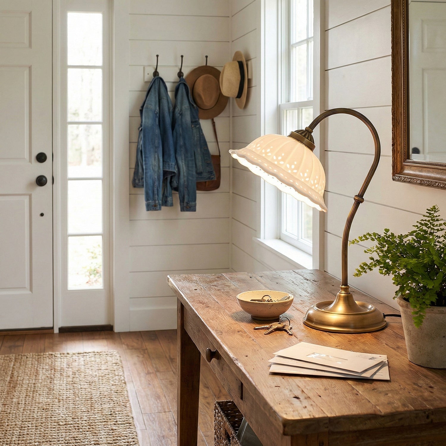 Anita Brass & Ceramic Table Lamp