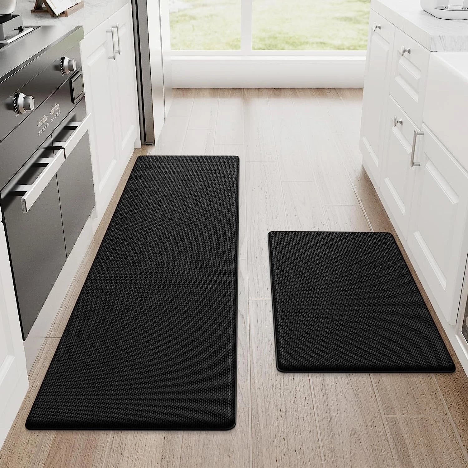 Anti-Fatigue Non-Slip Kitchen Mat – Soft PVC Rectangle Mats in Multiple Sizes