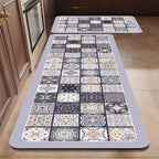 Kitchen Rug Anti Slip Polyester Washable, Comfort & Safety for Your Space