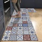 Kitchen Rug Anti Slip Polyester Washable, Comfort & Safety for Your Space