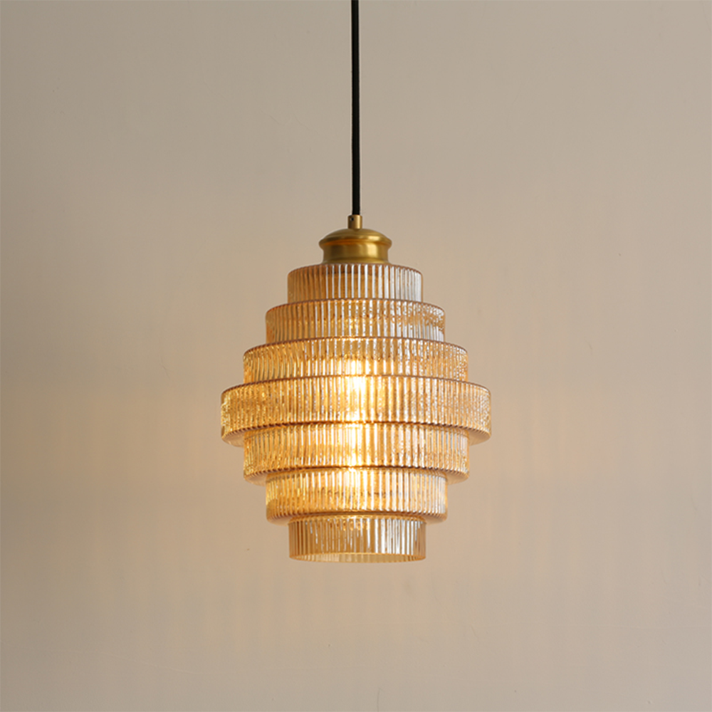 AntikGlanz: Pendant Light Glass Brass Vintage – Decorative & Stylish for Dining Room & Living Room