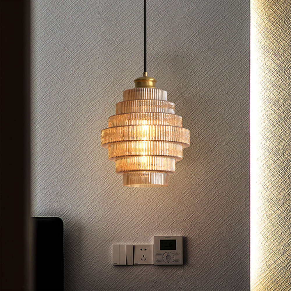 AntikGlanz: Pendant Light Glass Brass Vintage – Decorative & Stylish for Dining Room & Living Room