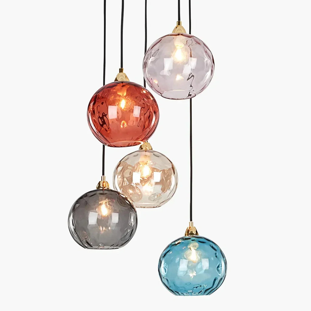 Luma Droplet Pendant Light | Elegant Glass Design, Warm 3000K Light