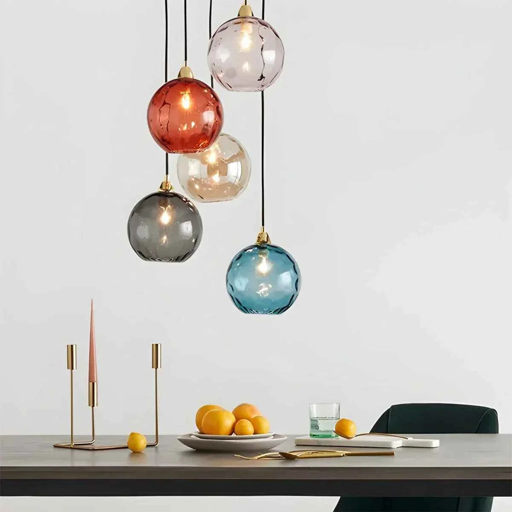 Luma Droplet Pendant Light | Elegant Glass Design, Warm 3000K Light
