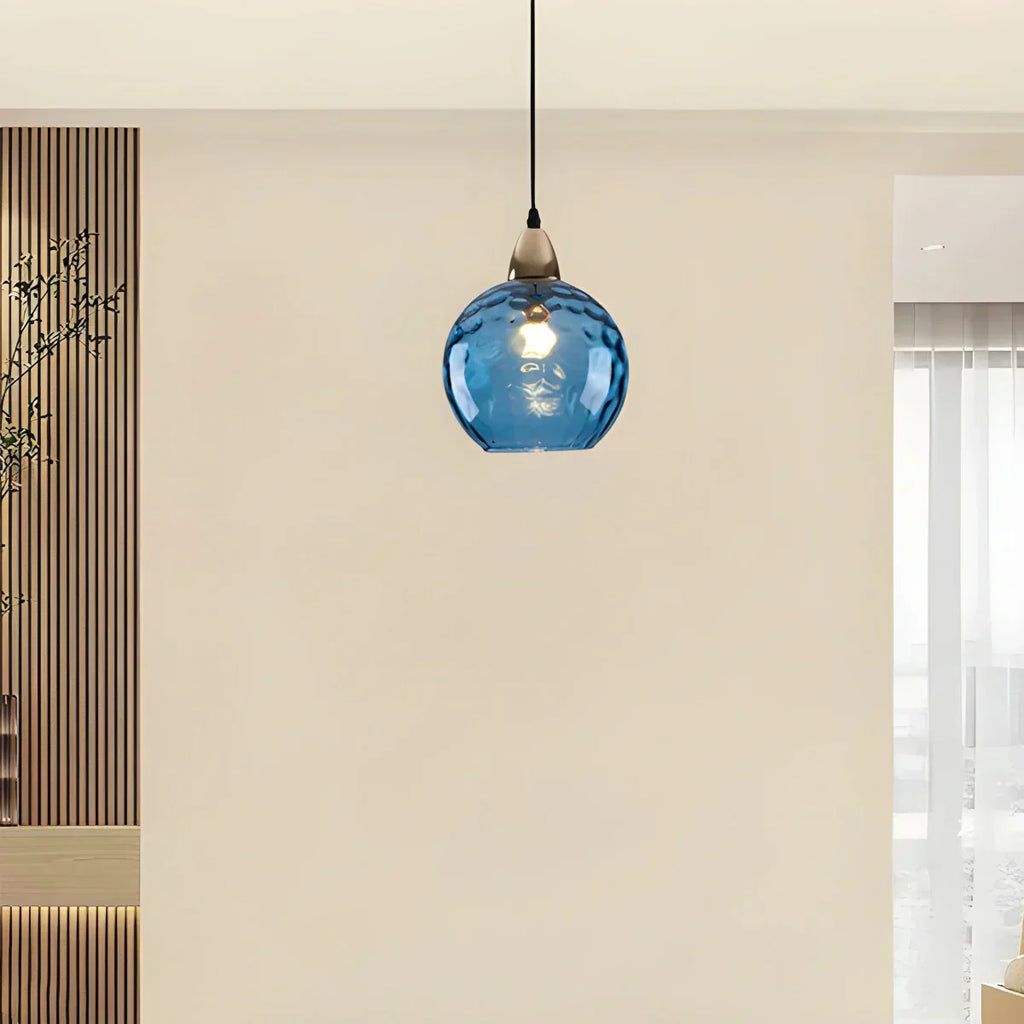Luma Droplet Pendant Light | Elegant Glass Design, Warm 3000K Light