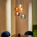 Luma Droplet Pendant Light | Elegant Glass Design, Warm 3000K Light
