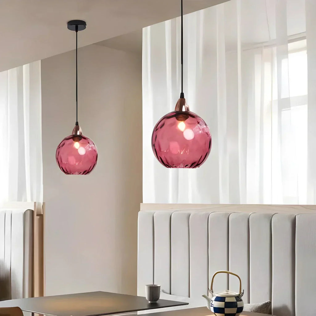 Luma Droplet Pendant Light | Elegant Glass Design, Warm 3000K Light