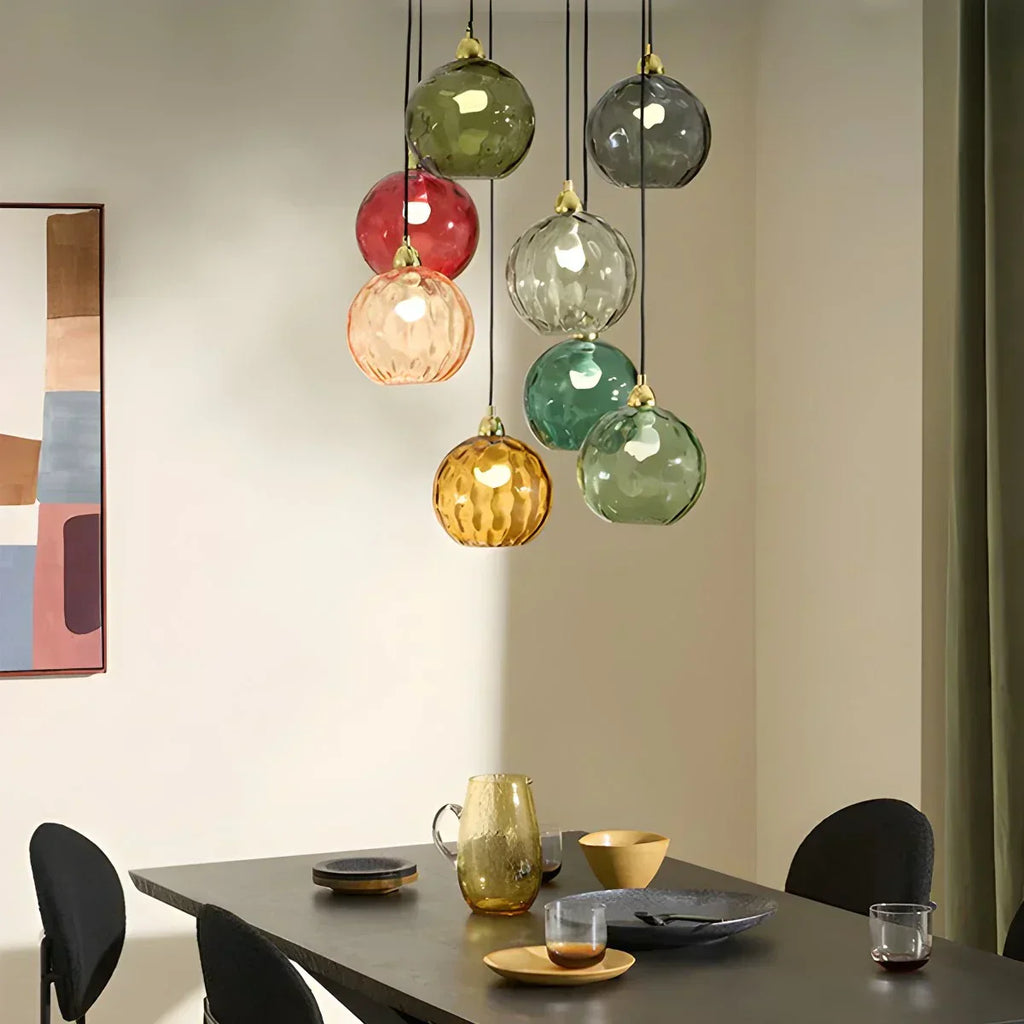 Luma Droplet Pendant Light | Elegant Glass Design, Warm 3000K Light