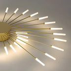 Kora LED Plafondlamp | Dimbaar, Modern Design in Zwart of Goud