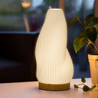 Aphrodite Pleated Swirl Table Lamp