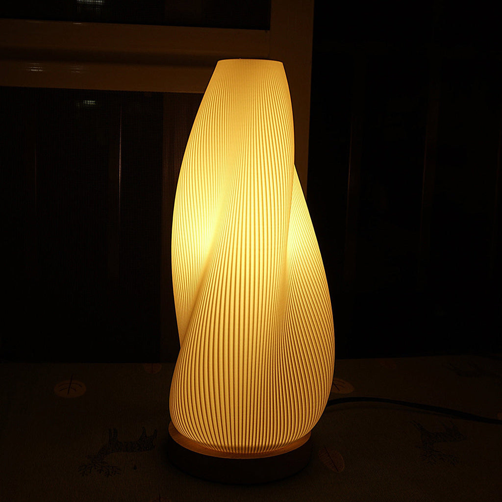 Aphrodite Pleated Swirl Table Lamp