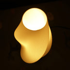 Aphrodite Pleated Swirl Table Lamp