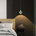 Othira – Contemporary Ceiling Lamp with Shiny Surface and Graphic Design