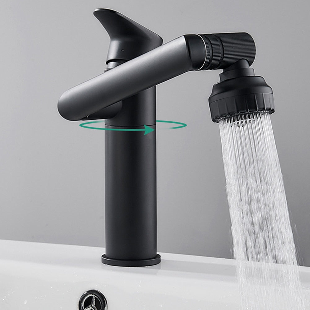 AquaFlex: 360° Stainless Steel Kitchen Faucet – Flexible Tap with Dual Spray for Sink & Bathroom