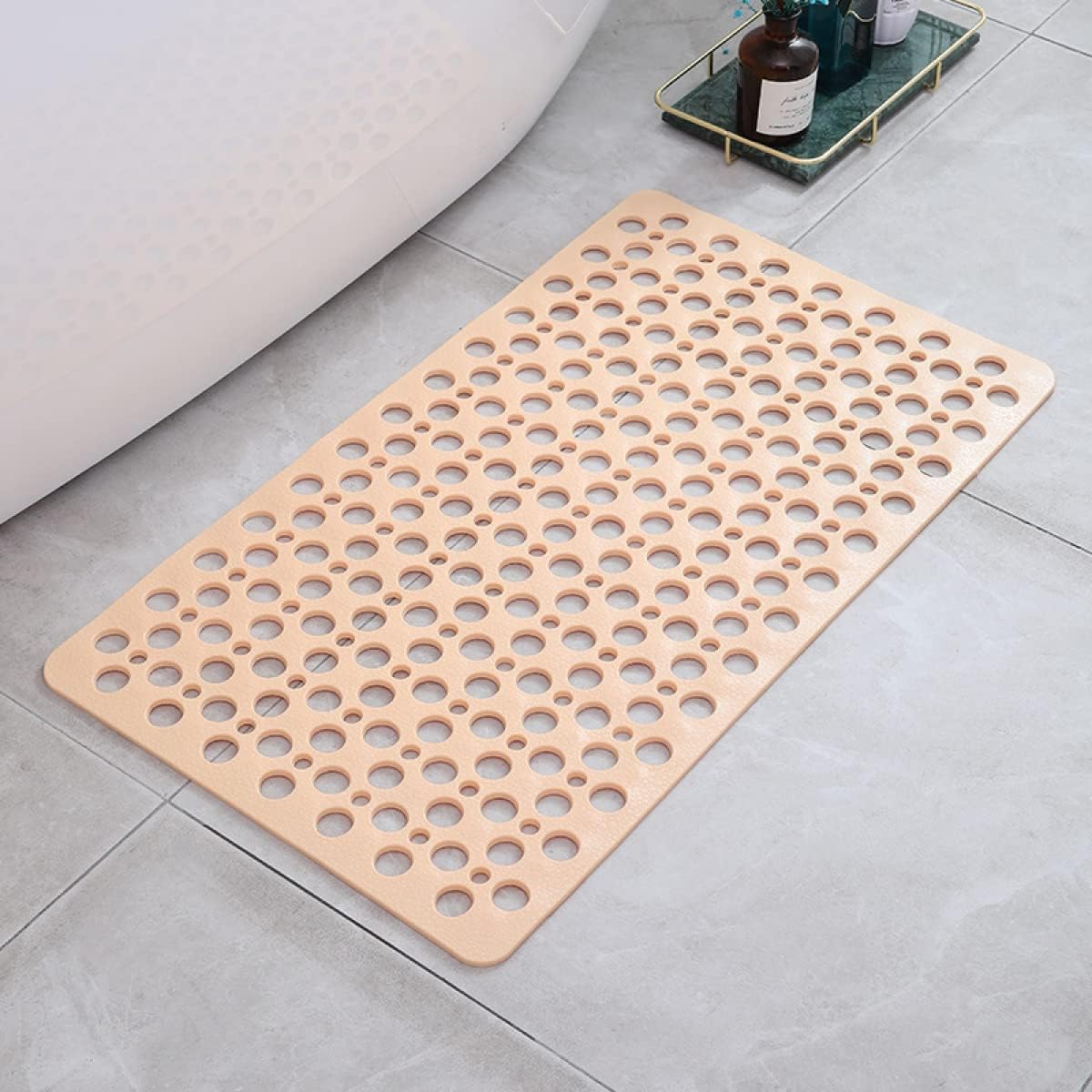 AquaGrip: Non-Slip Shower Mat with Suction Cups – Antibacterial Bath Mat Against Mold & Falls