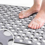 AquaGrip: Non-Slip Shower Mat with Suction Cups – Antibacterial Bath Mat Against Mold & Falls