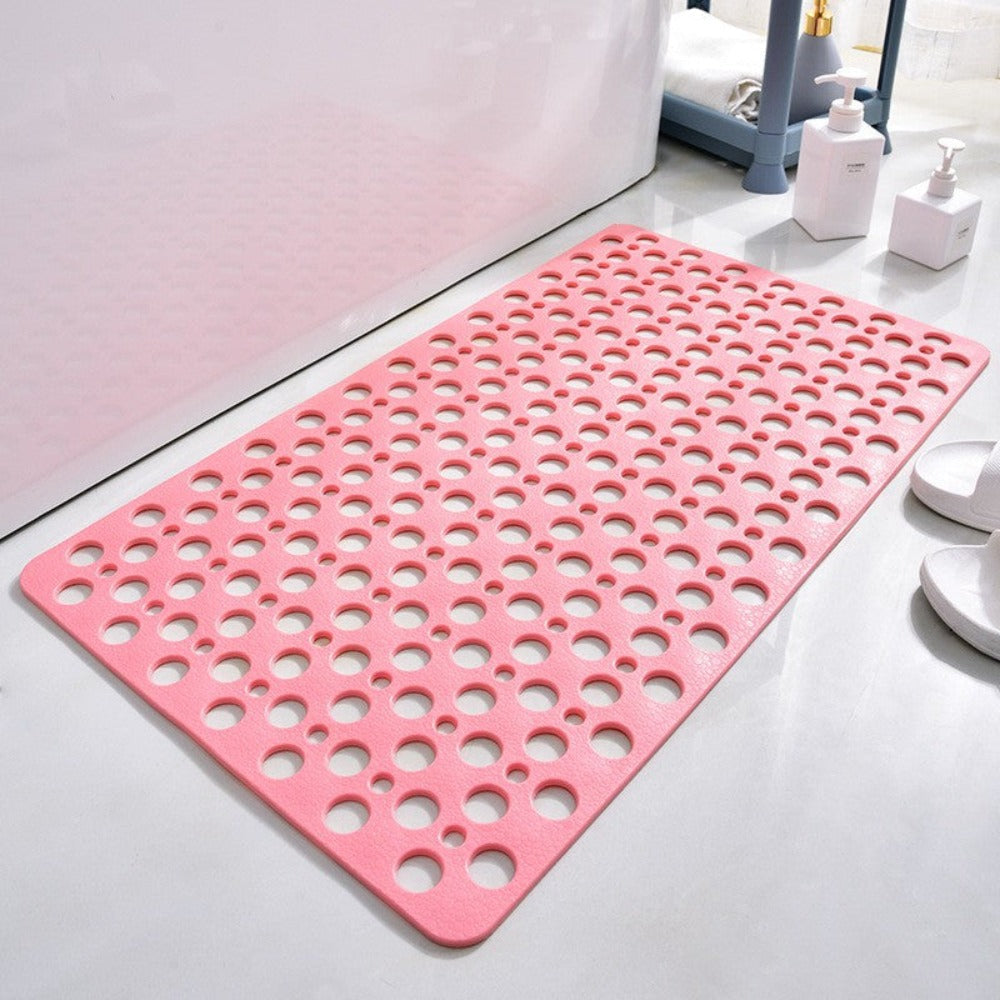 AquaGrip: Non-Slip Shower Mat with Suction Cups – Antibacterial Bath Mat Against Mold & Falls