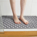 AquaGrip: Non-Slip Shower Mat with Suction Cups – Antibacterial Bath Mat Against Mold & Falls