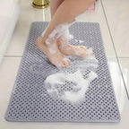 AquaHeim: Non-Slip Shower Mat with Strong Suction Cups – Mold Resistant & Easy Care Bathtub Mat for Safe Bathing