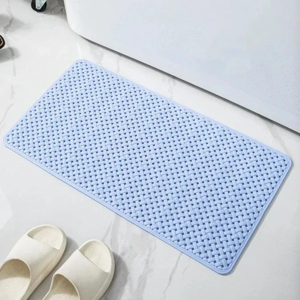 AquaHeim: Non-Slip Shower Mat with Strong Suction Cups – Mold Resistant & Easy Care Bathtub Mat for Safe Bathing