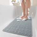 AquaHeim: Non-Slip Shower Mat with Strong Suction Cups – Mold Resistant & Easy Care Bathtub Mat for Safe Bathing