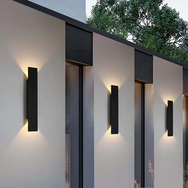 AquaLicht: Waterproof LED Outdoor Wall Light Made of Aluminum – Modern Design