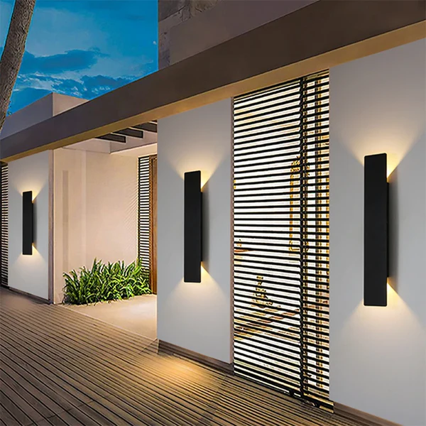 AquaLicht: Waterproof LED Outdoor Wall Light Made of Aluminum – Modern Design