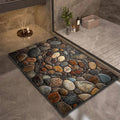 AquaLite: Diatomaceous Earth Bath Mat with Natural Water Absorption & Non-Slip Rubber Base – for Bathroom & Guest WC