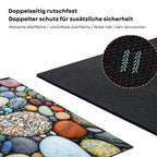 AquaLite: Diatomaceous Earth Bath Mat with Natural Water Absorption & Non-Slip Rubber Base – for Bathroom & Guest WC
