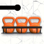 AquaOrdnung: Wall Shelf Bathroom – Large Plastic Shelf, Floating & Space-Saving Without Drilling for Shower & Kitchen